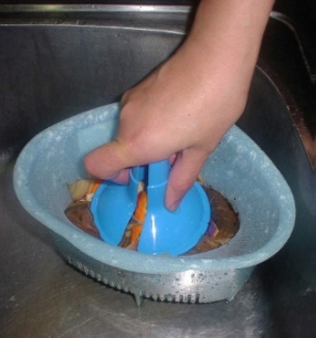 生ごみの水切り器具 使用方法
