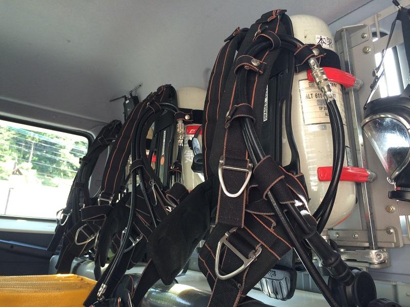 車内に搭載された器具の写真