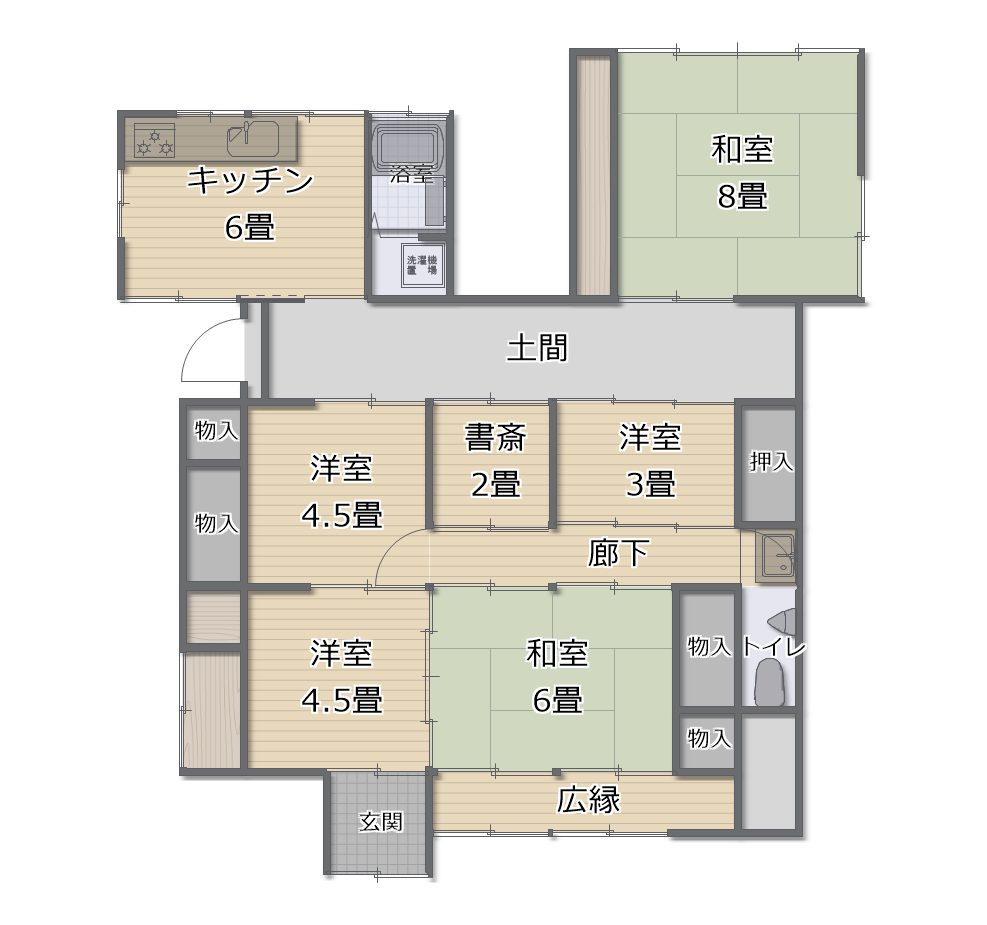 間取り（仁位）